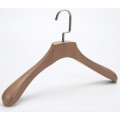 High quality wood Custom hangers clothes hanger and pants hanger with clips for branded clothes stocklot